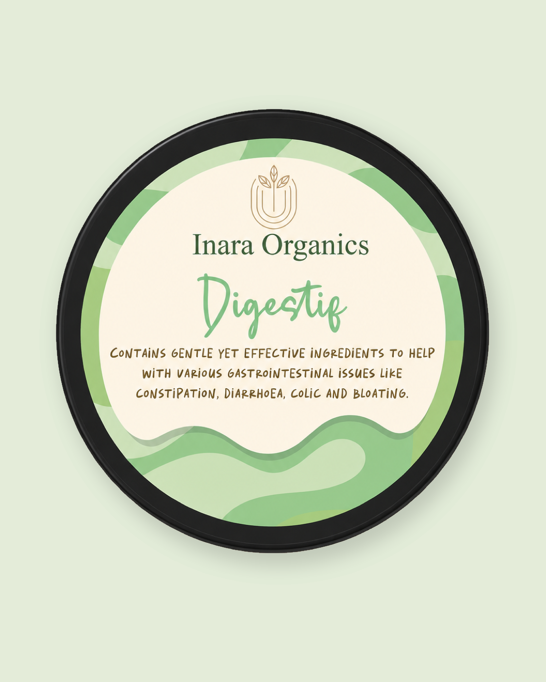 Inara Organics Digestif: digestive comfort balm