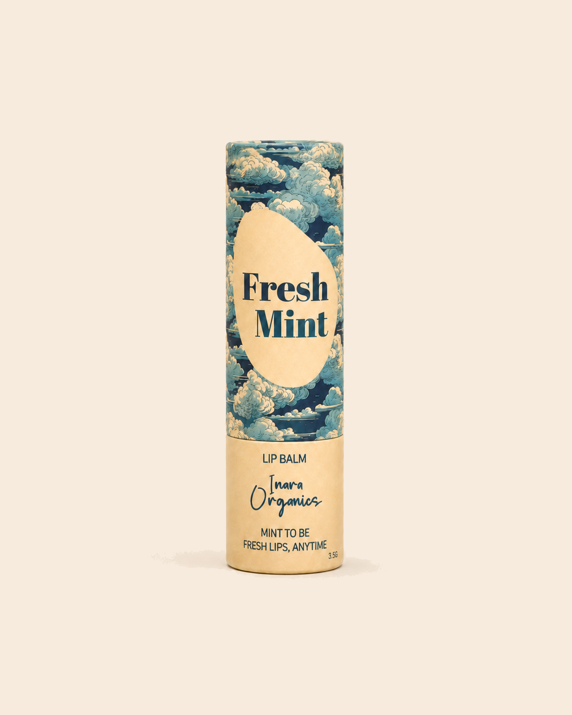 Inara Organics Fresh Mint Lip Balm: fresh mint natural lip balm